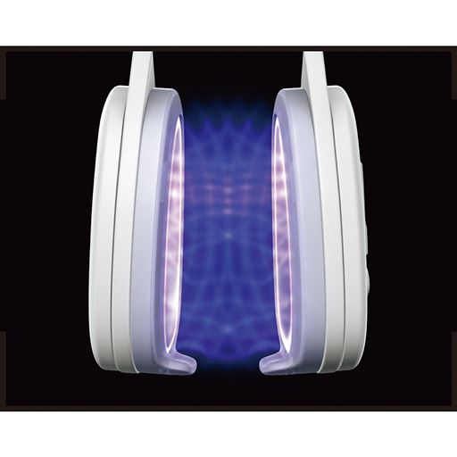 10種類の周波数プログラムを内蔵したEMSが鼻の筋肉を刺激。強さは3種類から選べます。