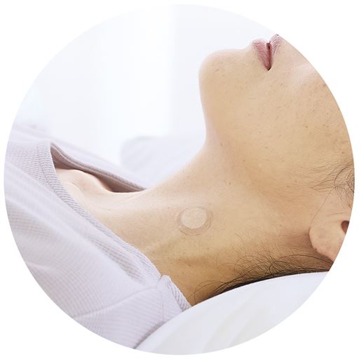 杏仁ジェルパッチ<br>ジェルパッチがはがれにくい固定シール付き