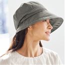 ２１機能で小顔に見える遮熱遮光ＵＶクロッシェ帽子