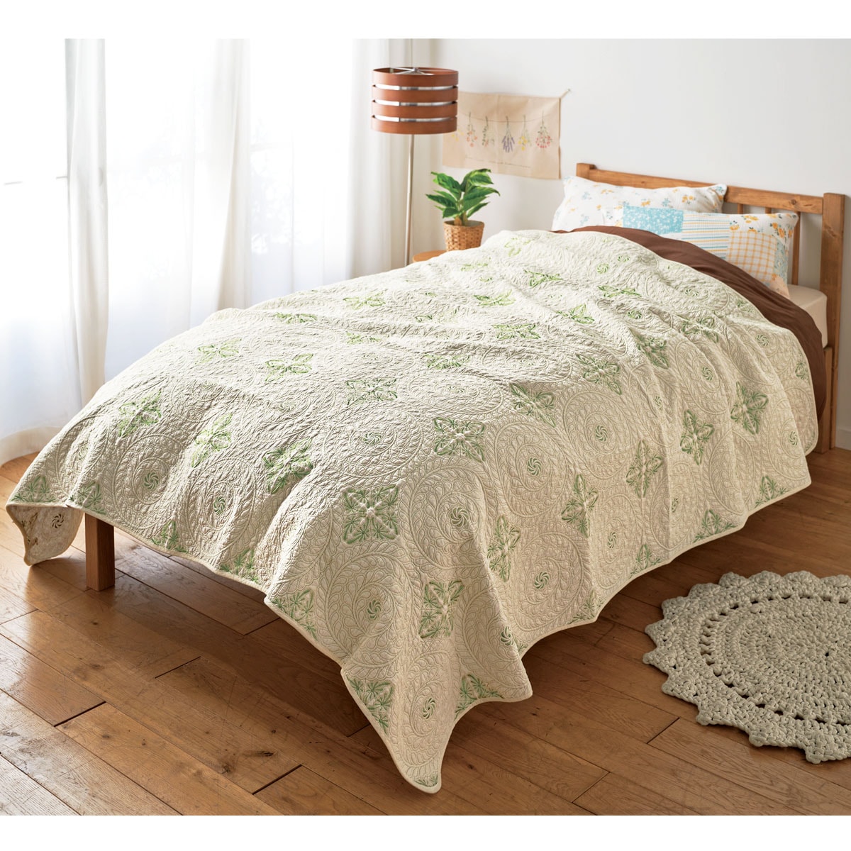 ❀ハンドメイド マルチカバー❀ 六角形モチーフのマルチカバー完成しました✨ カラーボックスが