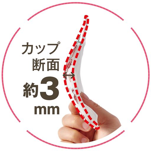 カップ断面約3mm