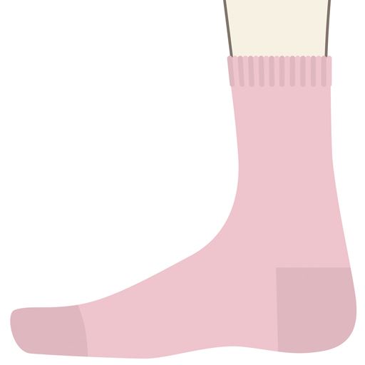 かかとをしっかり包み込んでズレにくい設計