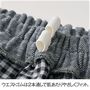 ウエストゴムは2本通しで肌あたりやさしくフィット。