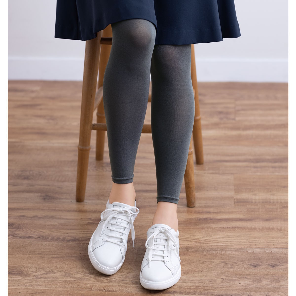 新品 Raspail グリッターレギンスタイツ フリーサイズ チャコールグレー 新品 Raspail グリッターレギンスタイツ フリーサイズ