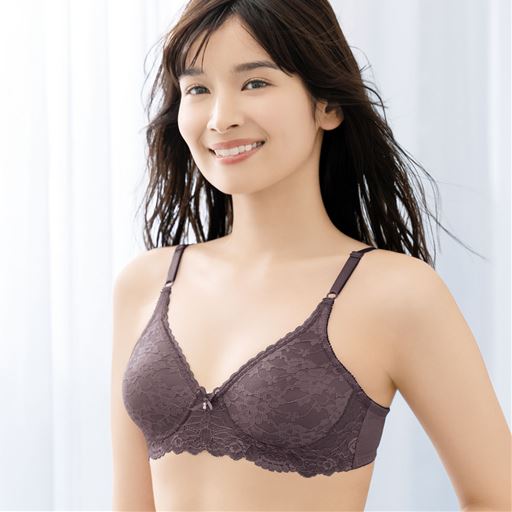 厚手ウレタンカップブラ(プチバストさんのブラ)(ノンワイヤー・フルカップ)