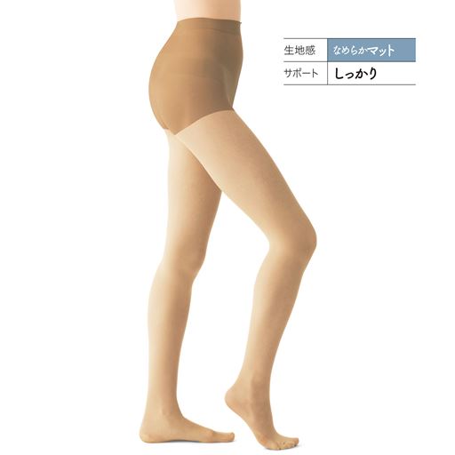 なめらかきれいパンティストッキング・同色3足組(きめ細かなハイゲージ)(ワンランク上)(ゾッキタイプ)