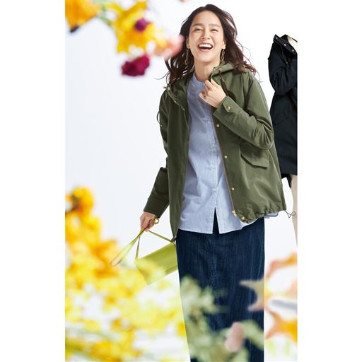 カーキ コーディネート例