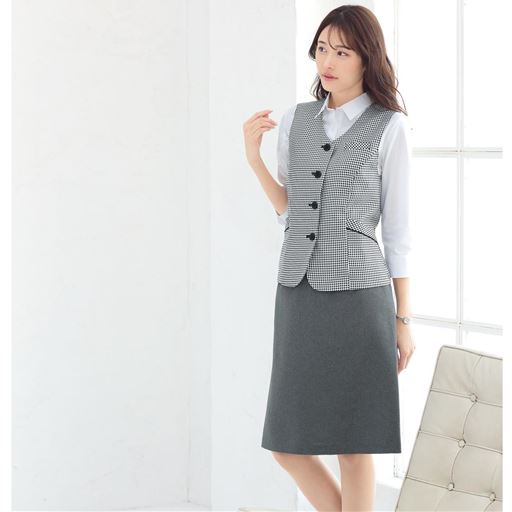 ギンガムチェック コーディネート例