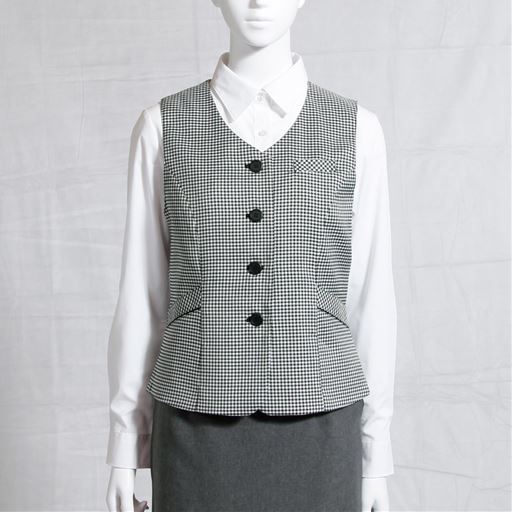 ギンガムチェック フロント