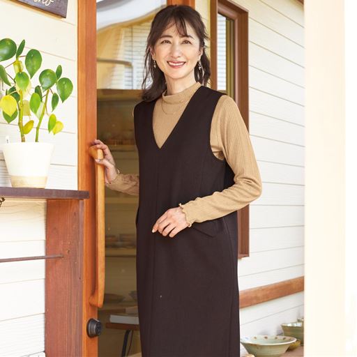 ベージュ コーディネート例