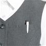 グレー 胸ポケット