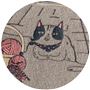 グレージュ 生地拡大