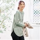 ラウンドヘム長袖Ｔシャツ
