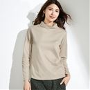 超長綿タートルネックＴシャツ