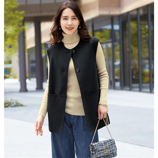 ポケットデザインベスト