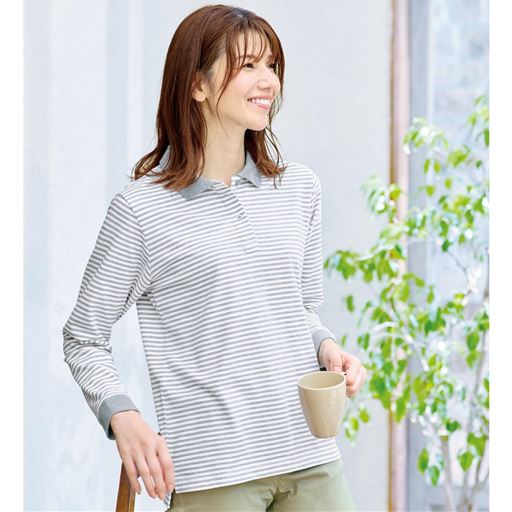 ポロシャツ(長袖)(UVカット・洗濯機OK・吸汗速乾・S~5L)