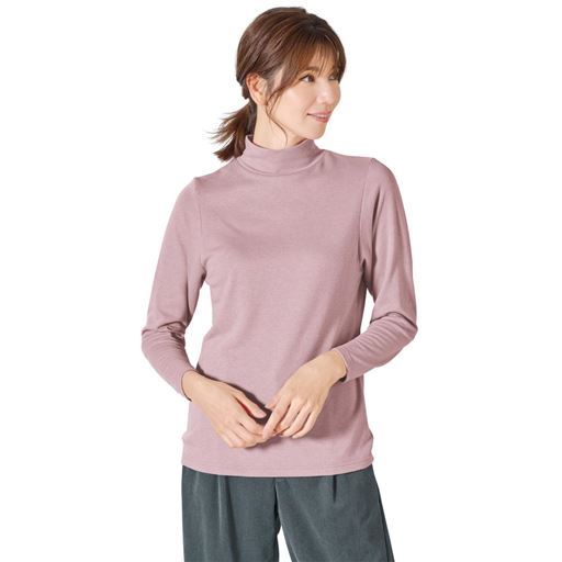 あったかハイネックTシャツ(スマートヒート®厚暖®)(静電気防止・吸湿発熱・吸汗速乾)