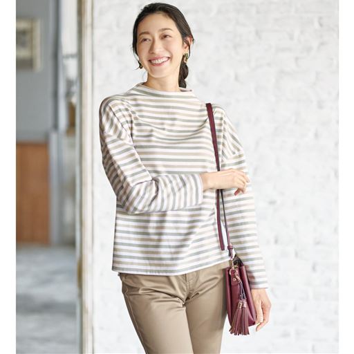 ボトルネックプルオーバー(長袖)