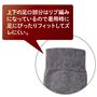 上下の足口はリブ仕様になっており、着用時にぴったりフィットしてずれにくい。