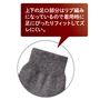 上下の足口はリブ仕様になっており、着用時にぴったりフィットしてずれにくい。