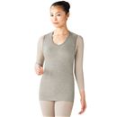 備長炭あたたかロングベスト