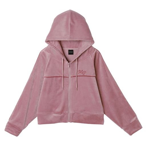 ベロアジャージパーカー