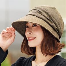 小顔魅せ耳まですっぽり帽子
