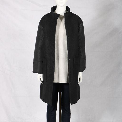 ブラック フロント前開き