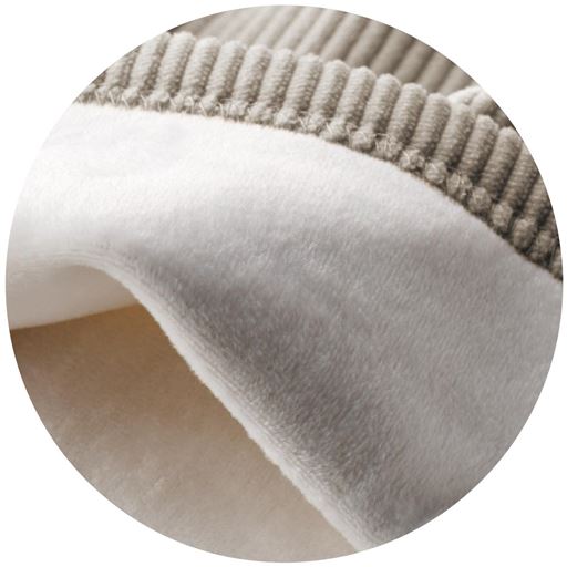 グレーベージュ生地拡大