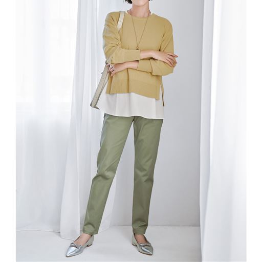 ソフトイエロー  コーディネート例