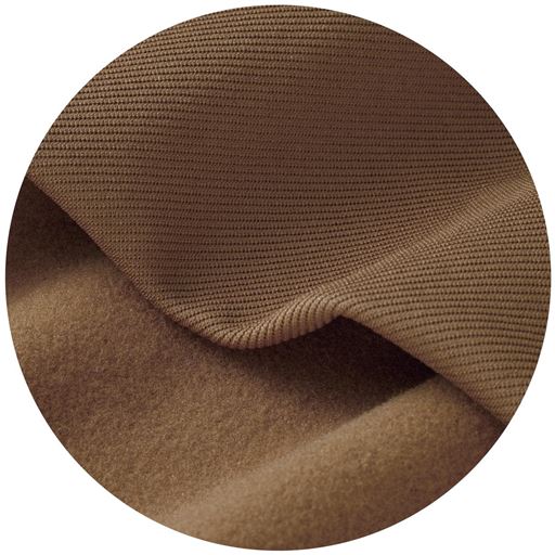 表地 裏地 しっかりした厚みのあるツイル裏起毛素材