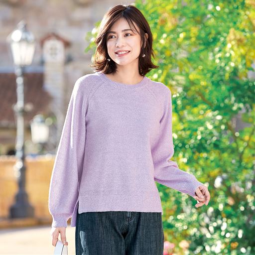 カラーミックス調ニット(洗濯機OK)