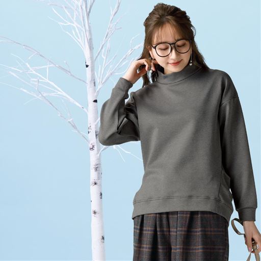 ハイネックプルオーバー(静電防止・吸汗速乾・蓄熱保温・抗菌防臭)