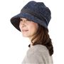 ネイビー<br>ふんわりとしたクロッシェタイプ<br>髪型もくずれにくくふんわりキープ!<br>UVカット率約95%以上(ネイビー)