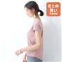 毎日着ても、きれいが続く。大人を素敵に魅せるシンプルTシャツ。<br>シルクローズ着用例