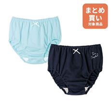 日本製ふんわりショーツ(2枚組・綿100%)(ゴムが肌に当たらない)