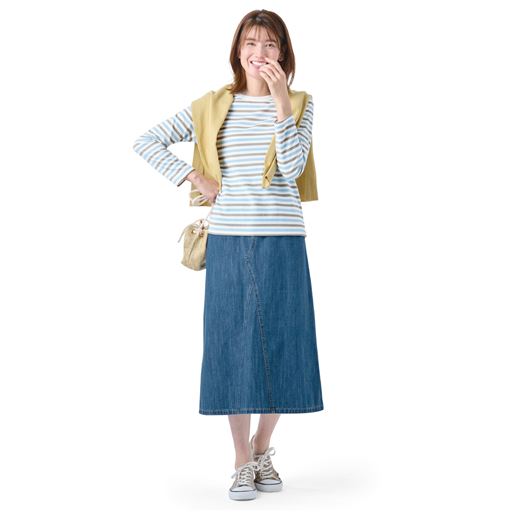 フェードブルーコーディネート例