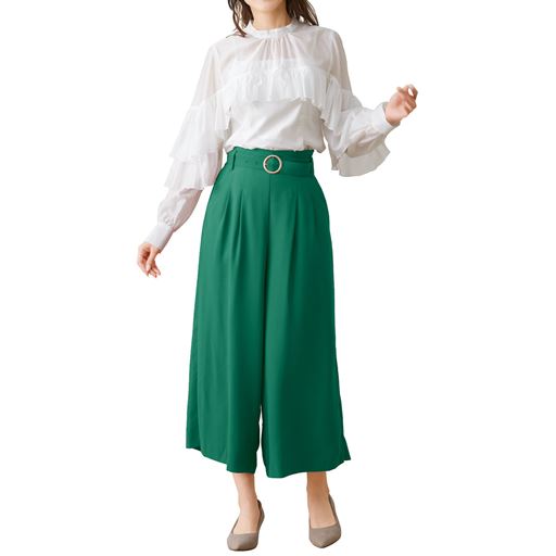 ロングパンツやワイドパンツのインナーにおすすめ!(着用例)