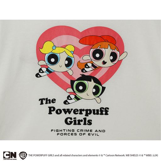 バックはパワーパフガールズ感満載なキュートなプリント