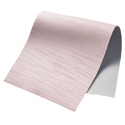 生地拡大(ソフトパープル)<br>ほどよい光沢と織り柄が美しい上質なシャンタン生地。