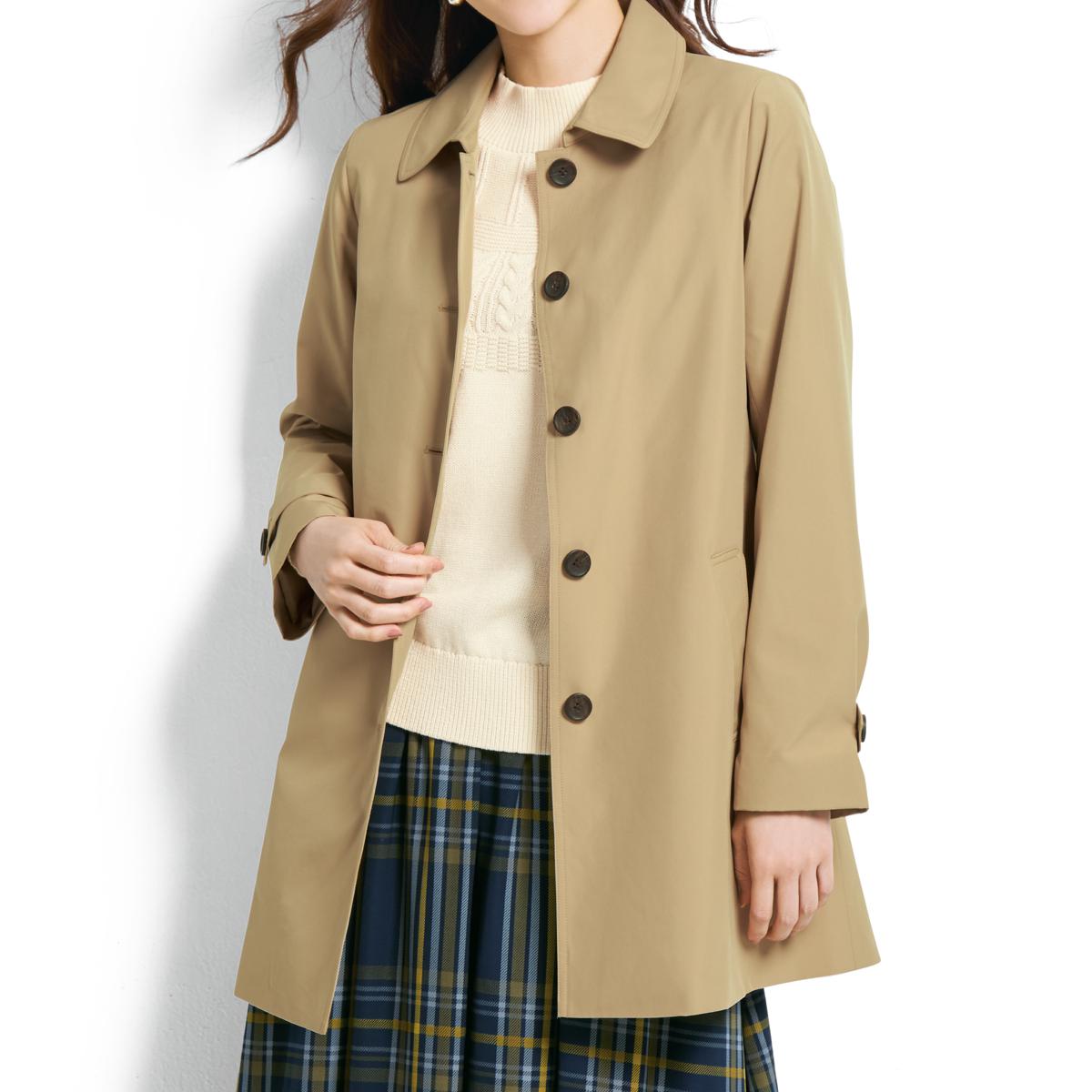 chiclin ステンカラーコート　ボアライナー付き ライナー付きステンカラーコート - ファッション通販なら