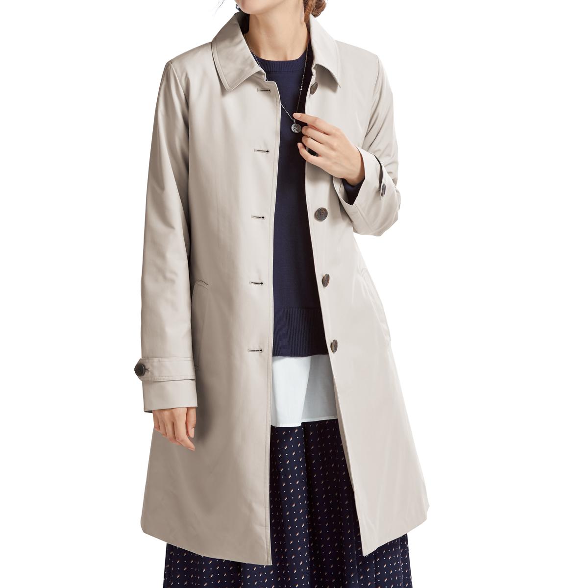 ライナー付きステンカラーコート - ファッション通販なら