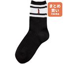 ライン入りブランドソックス（イーストボーイ）
