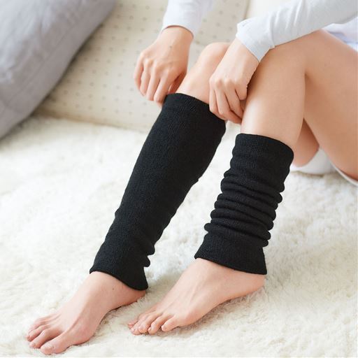 足もとでクシュっとさせてもOK。