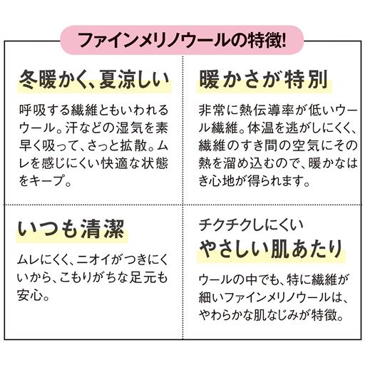 ファインメリノウールの特徴