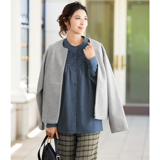 グレー コーディネート例