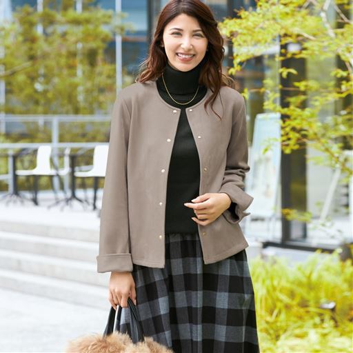 グレージュ コーディネート例