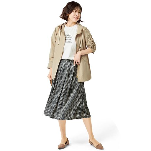 ブラック系 65cm丈 コーディネート例