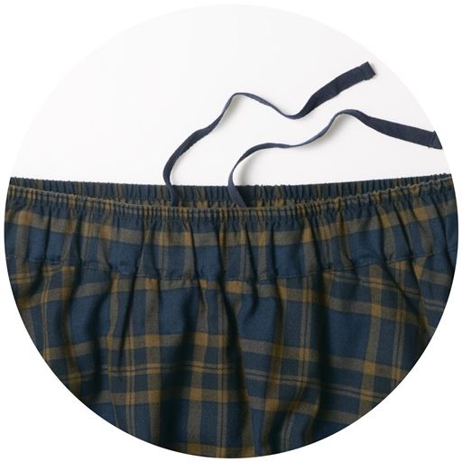 サイズ調整できるウエスト内側スピンドル付き