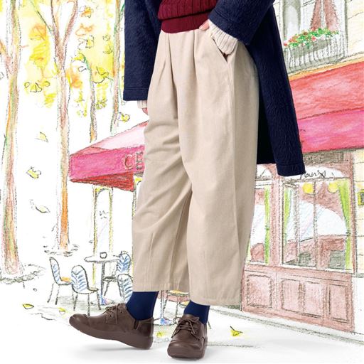 ベージュ<br>(ベージュ×オフホワイト)